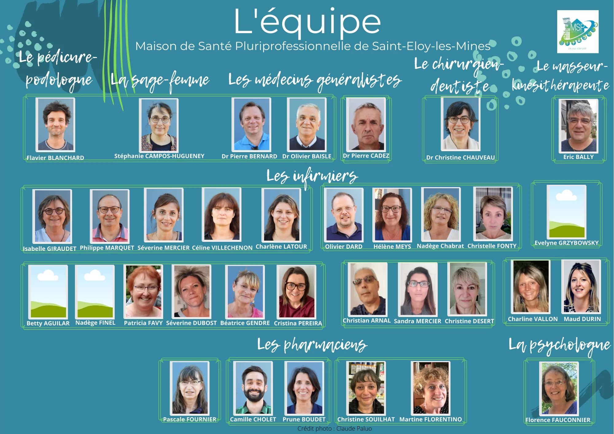 L’équipe de la MSP St Eloy